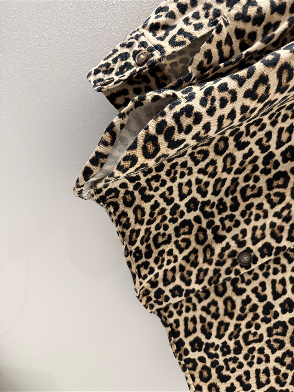Leopard Print Shacket Long Sleeves Jacket Med Layering Casual Day to Night shirt - Picture 7 of 10